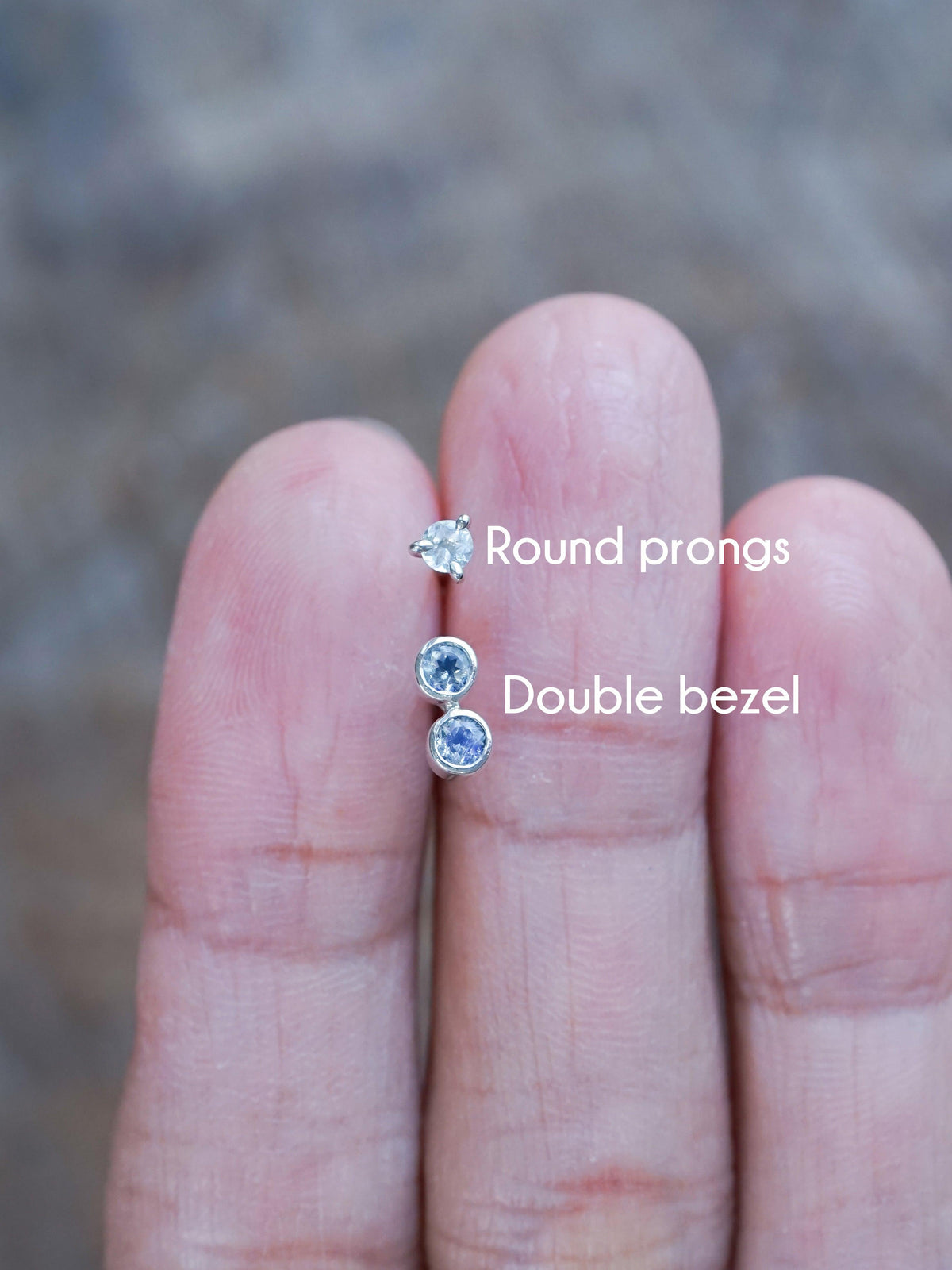 Rainbow Moonstone Earrings - Gardens of the Sun | Ethical Jewelry