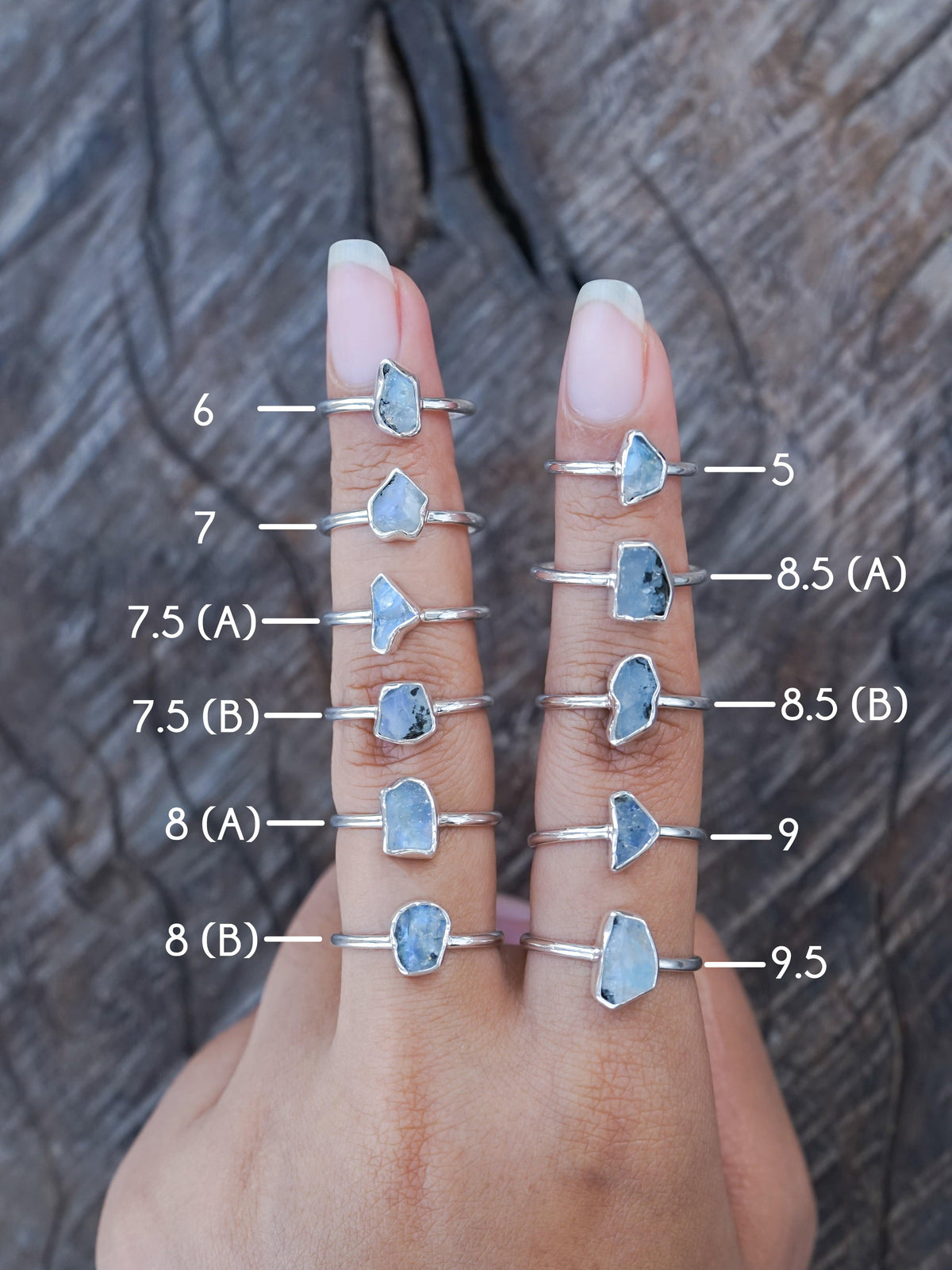Rough Moonstone Ring - Gardens of the Sun | Ethical Jewelry