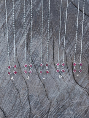 Spinel Crystal Ear Threaders - Gardens of the Sun | Ethical Jewelry