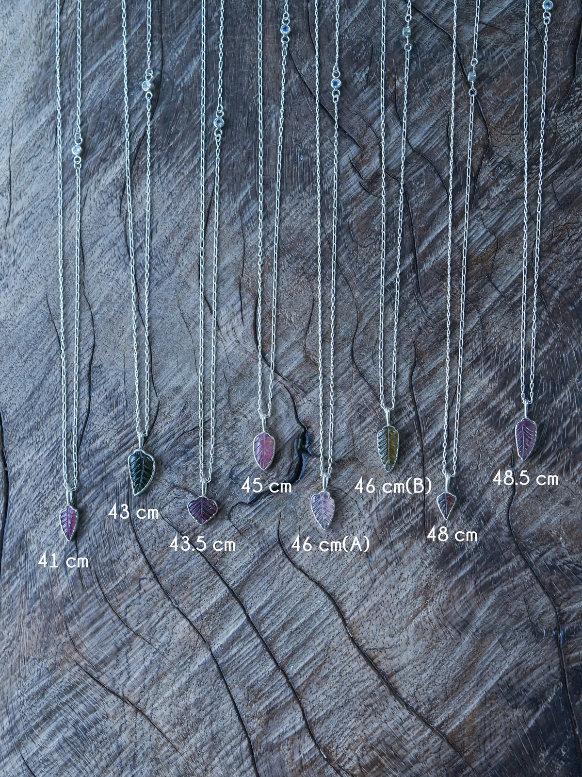 Tourmaline Leaf Necklace - Gardens of the Sun | Ethical Jewelry