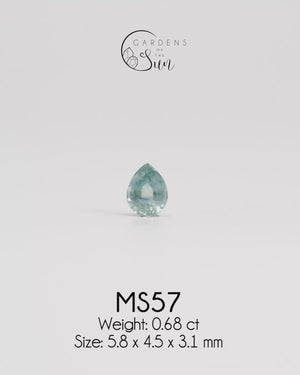 Custom Montana Sapphire Ring in Gold