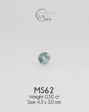 Custom Montana Sapphire Ring in Gold