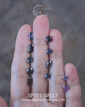 Custom Spinel Ring or Necklace in Silver