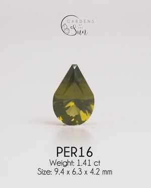 Custom Peridot Ring in Gold