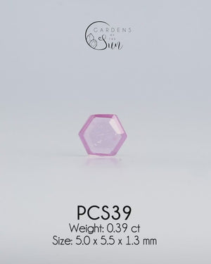 Custom Pink Sapphire Ring in Gold