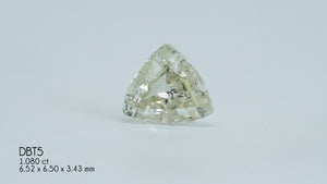 Custom Triangle Diamond Ring in Gold