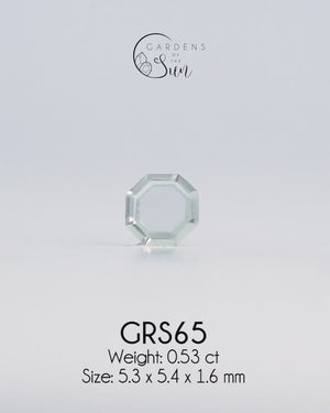 Custom Green Sapphire Engagement Ring in Gold