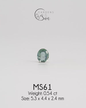 Custom Montana Sapphire Ring in Gold