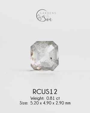 Custom Cushion Rose Cut Diamond Ring in Gold