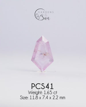 Custom Pink Sapphire Ring in Gold