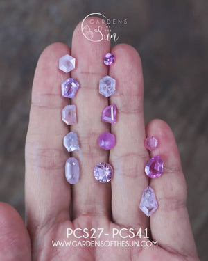 Custom Pink Sapphire Ring in Gold