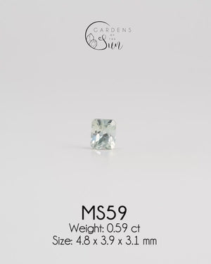 Custom Montana Sapphire Ring in Gold