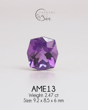 Custom Amethyst Ring in Gold