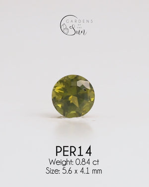 Custom Peridot Ring in Gold