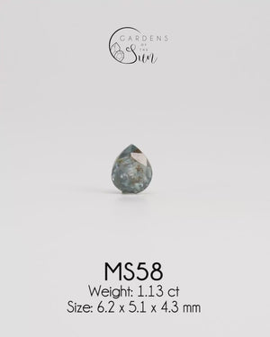 Custom Montana Sapphire Ring in Gold