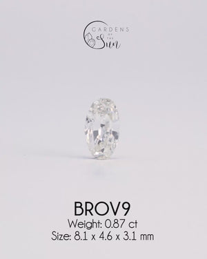 Custom Oval Diamond Ring in Gold