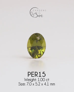 Custom Peridot Ring in Gold