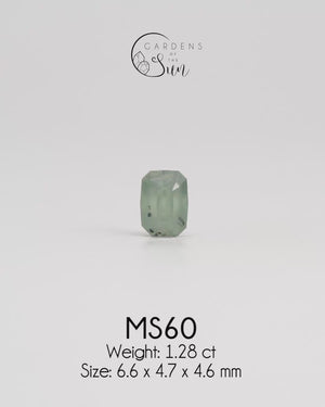 Custom Montana Sapphire Ring in Gold