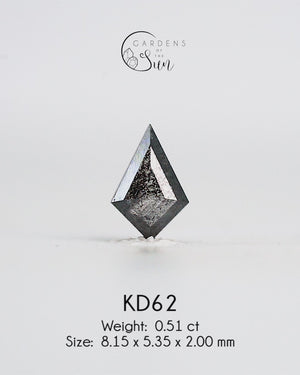 Custom Kite Diamond Ring