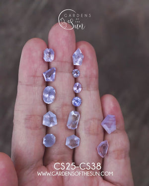 Custom Lavender Sapphire Ring in Gold