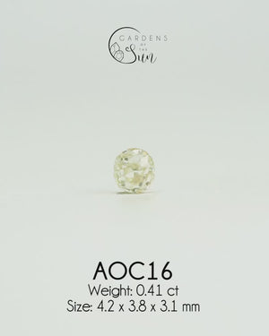 Custom Antique Cut Diamond Ring in Gold