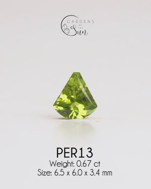 Custom Peridot Ring in Gold