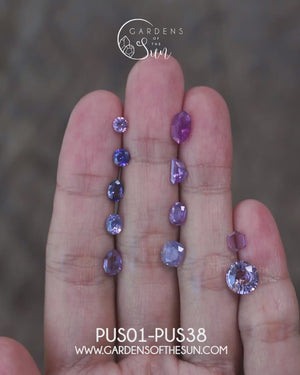Custom Purple Sapphire Ring in Gold