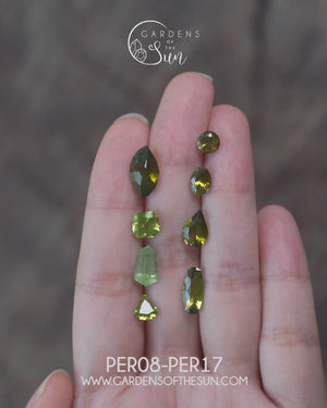 Custom Peridot Ring in Gold