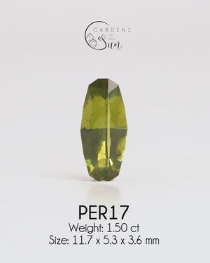 Custom Peridot Ring in Gold