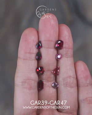 Custom Garnet Ring in Gold