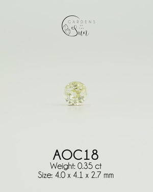 Custom Antique Cut Diamond Ring in Gold