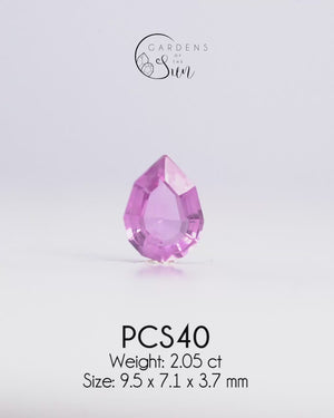 Custom Pink Sapphire Ring in Gold