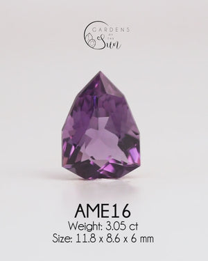 Custom Amethyst Ring in Gold