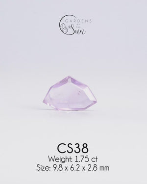 Custom Lavender Sapphire Ring in Gold