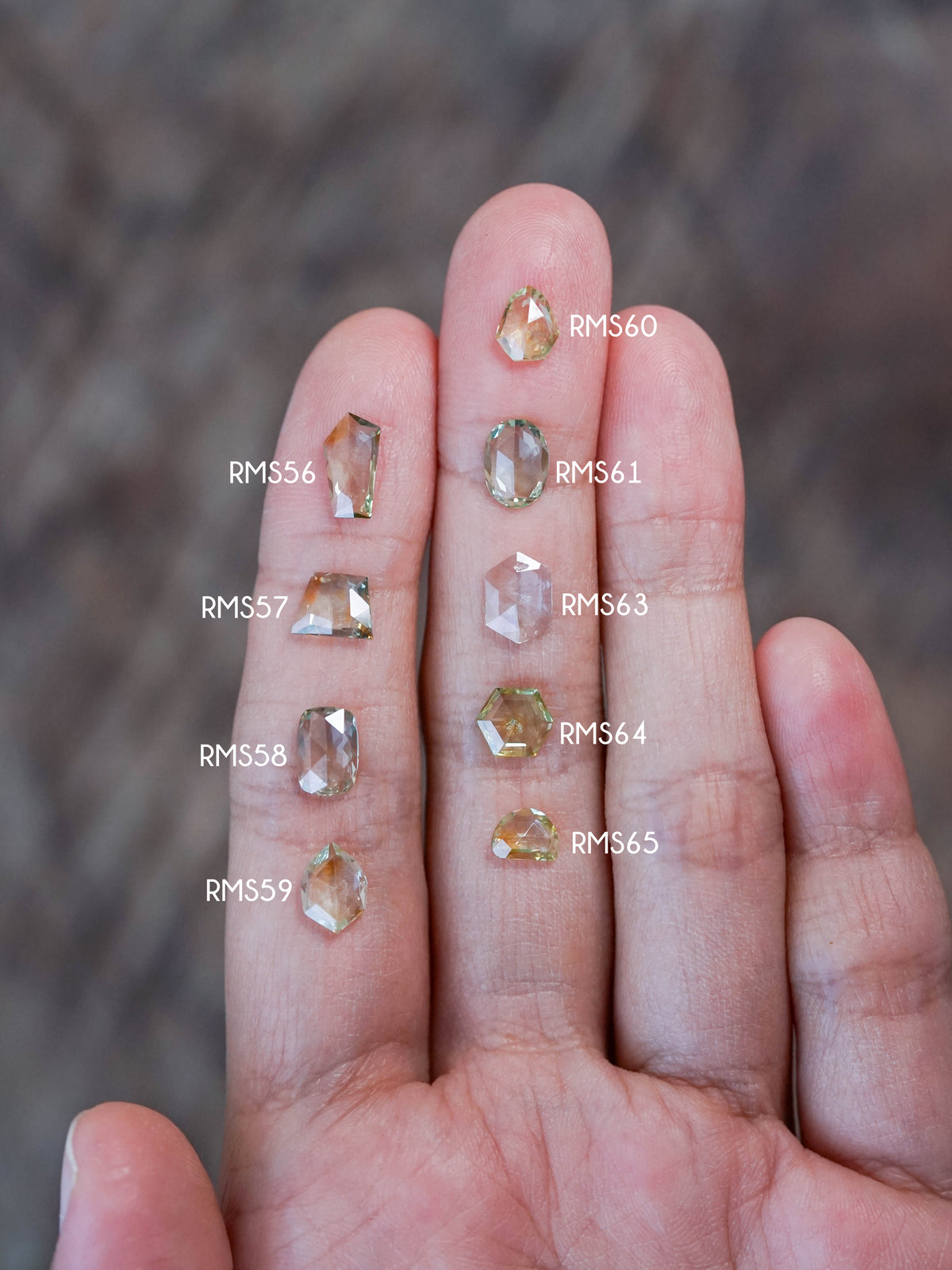 Custom Rose Cut Montana Sapphire Ring in Gold