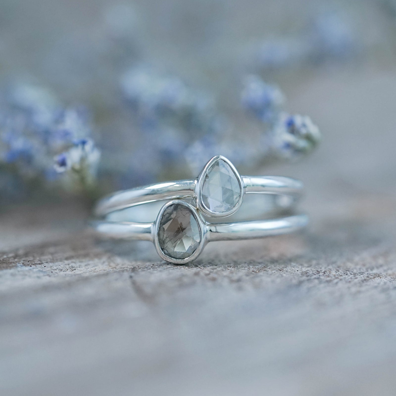 Borneo Diamond Slice Ring