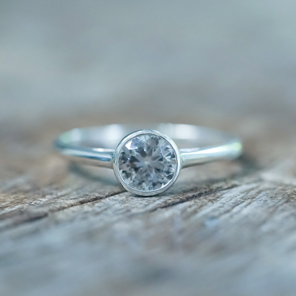 Round Zircon Ring - Gardens of the Sun | Ethical Jewelry