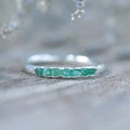 Emerald Ring with Hidden Gems - Gardens of the Sun | Ethical Jewelry