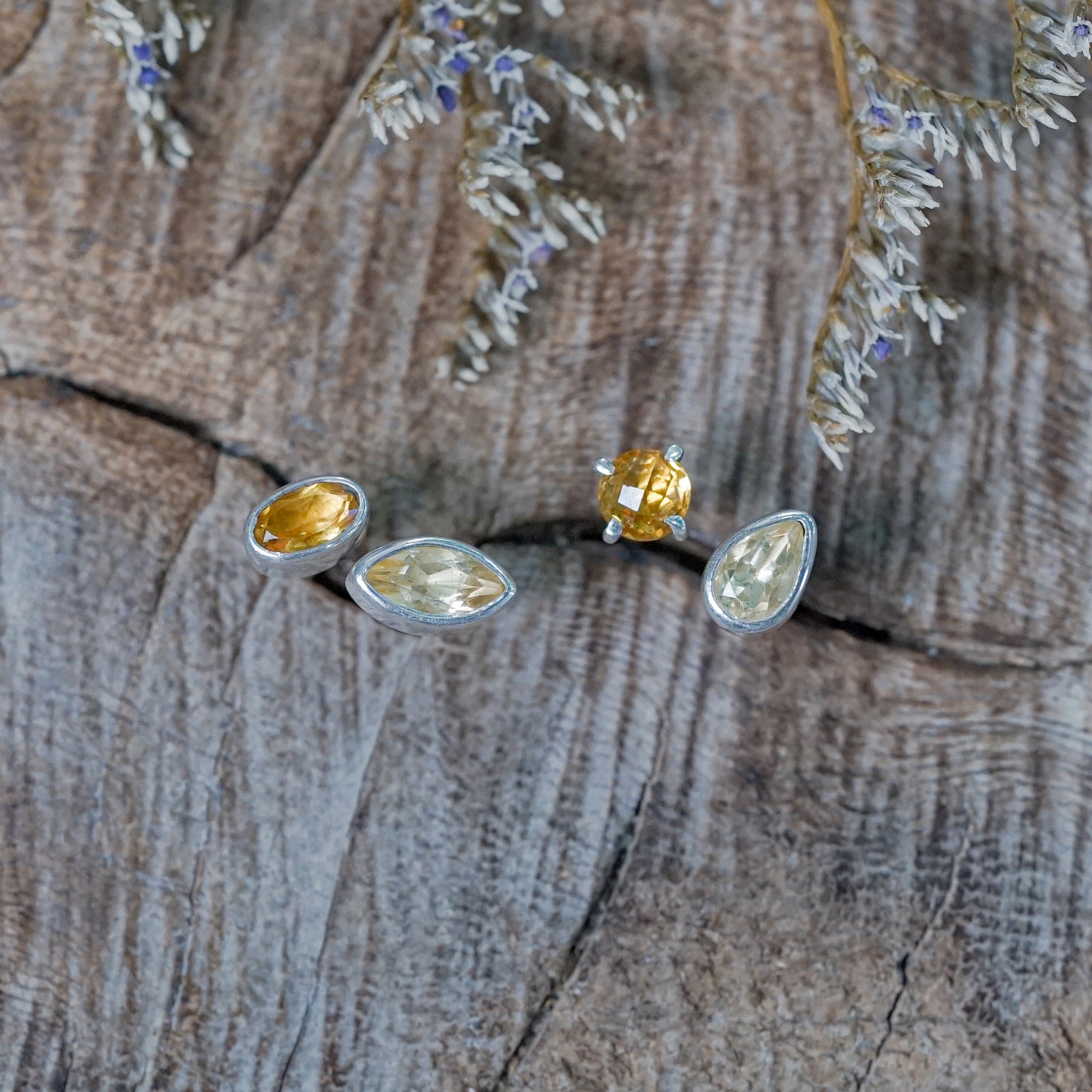 Citrine Earrings - Gardens of the Sun | Ethical Jewelry