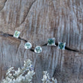 Green Sapphire Earrings - Gardens of the Sun | Ethical Jewelry