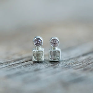 Spinel and Tourmaline Earrings