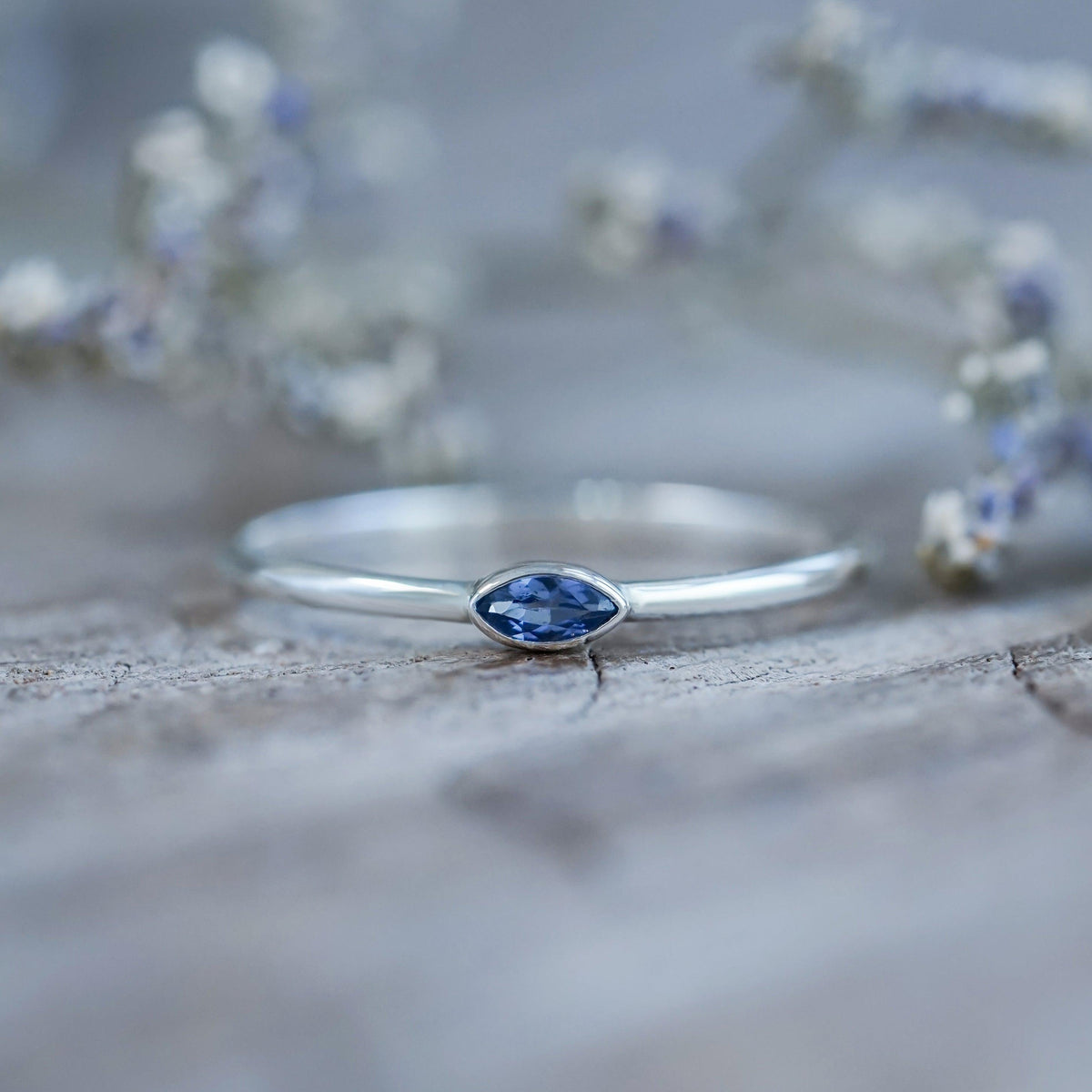 Marquise Montana Sapphire Ring - Gardens of the Sun | Ethical Jewelry