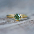 Mint Green Sapphire Ring in Gold - Gardens of the Sun | Ethical Jewelry