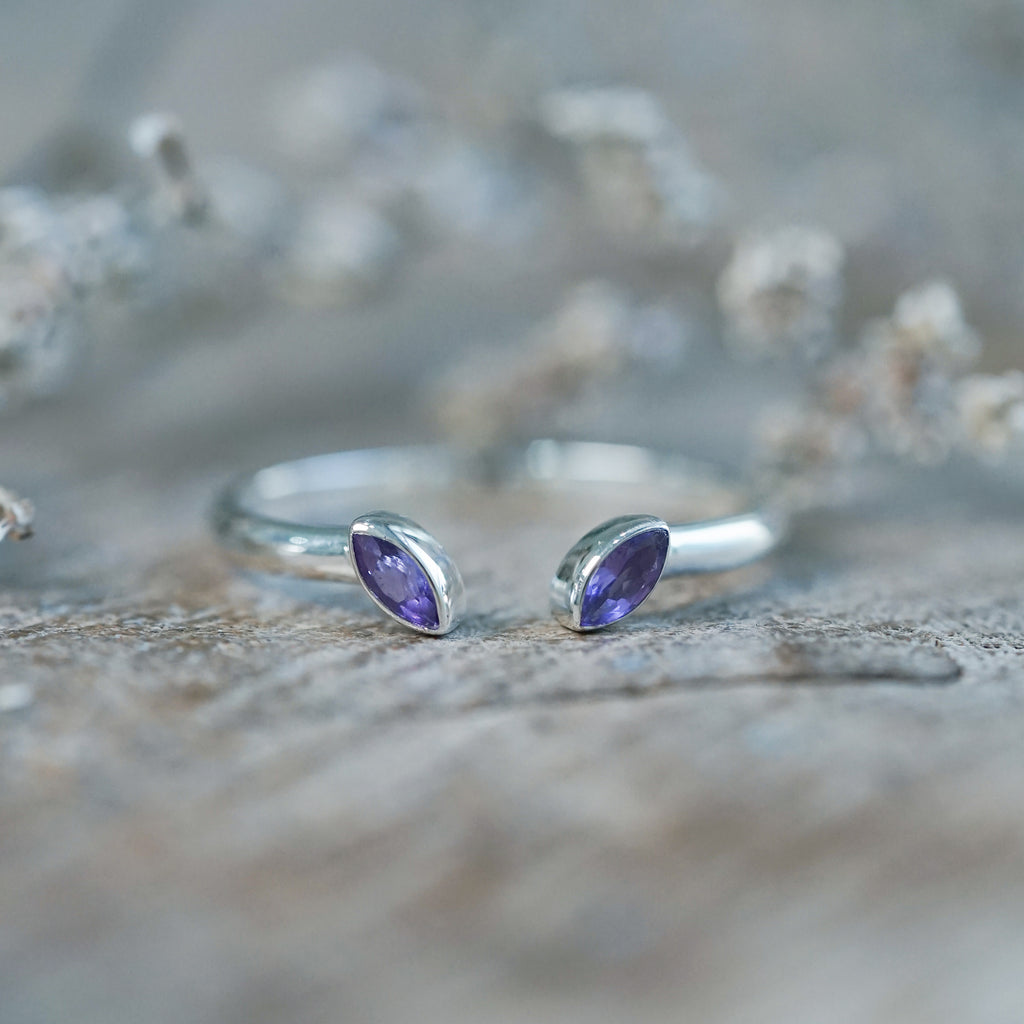 Open Amethyst Ring
