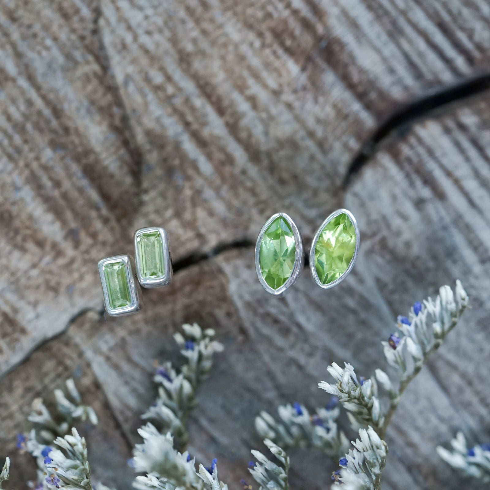 Peridot Earrings - Gardens of the Sun | Ethical Jewelry