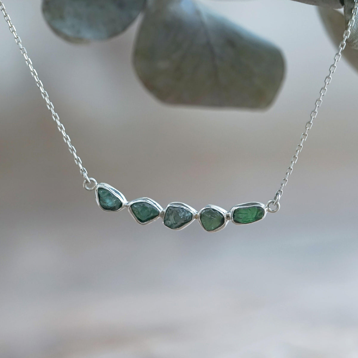 Rough Kornerupine Necklace - Gardens of the Sun | Ethical Jewelry