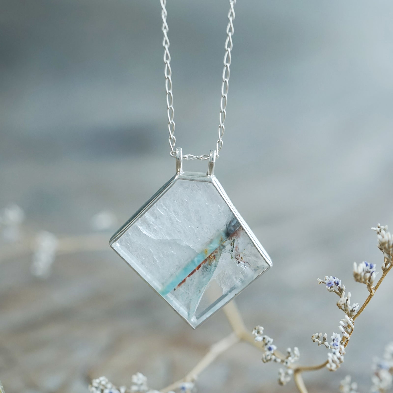Rutilated Quartz Necklace