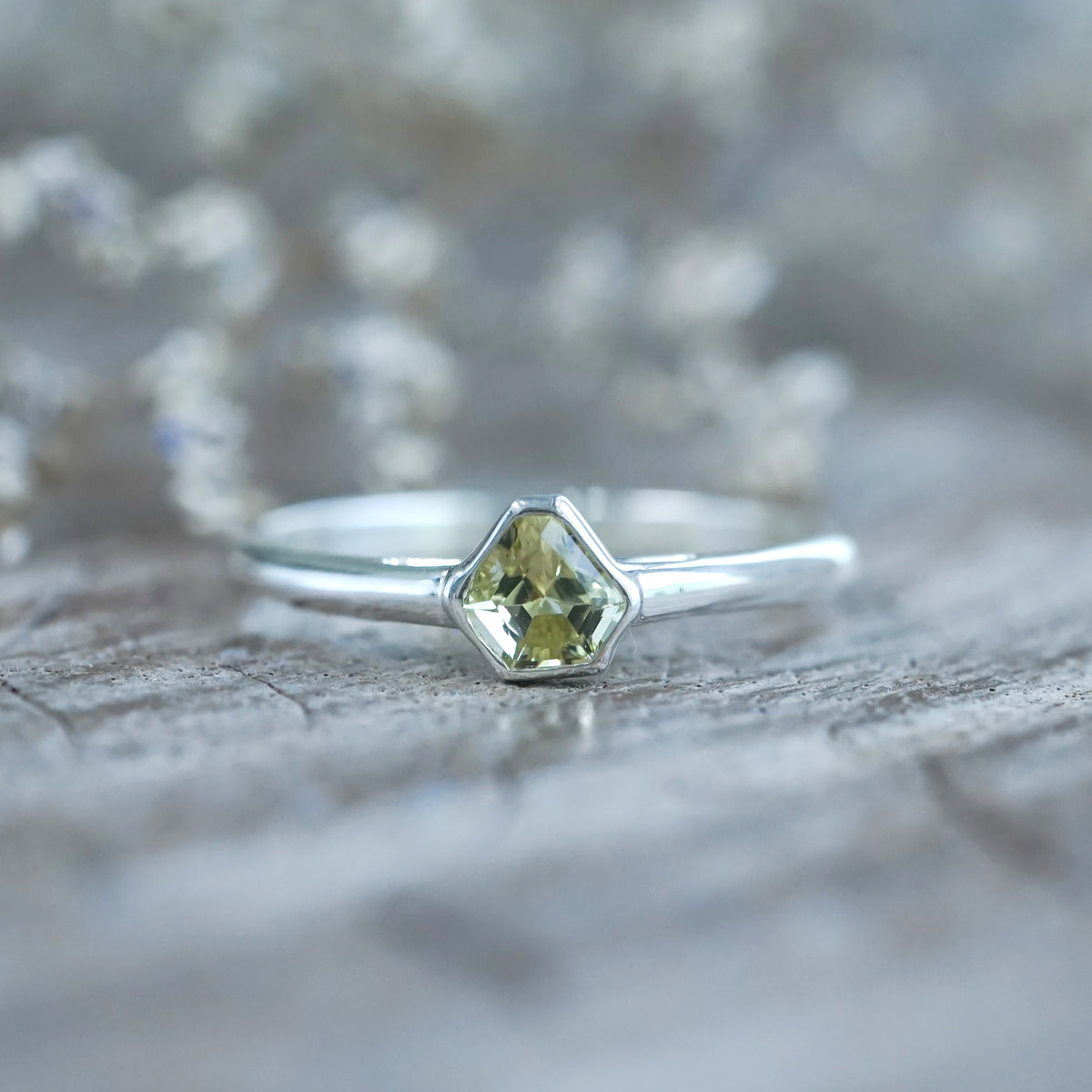 Golden Beryl Ring - Gardens of the Sun | Ethical Jewelry