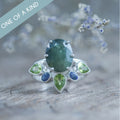 Sapphire, Peridot and Opal Ring Set