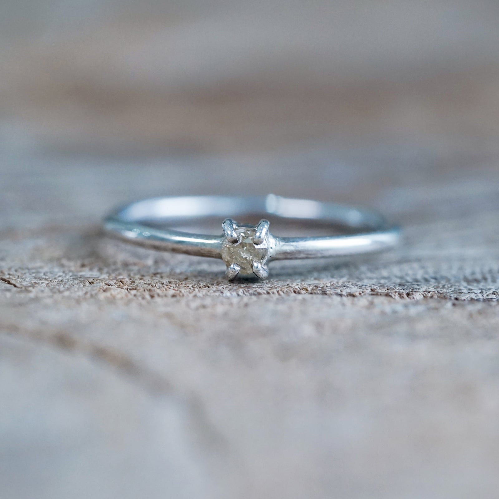 Tiny Diamond Ring